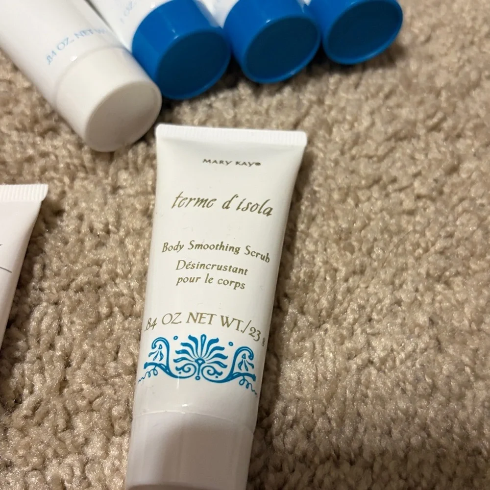 Mary Kay body cleansing gel, buffering cream and hand cream